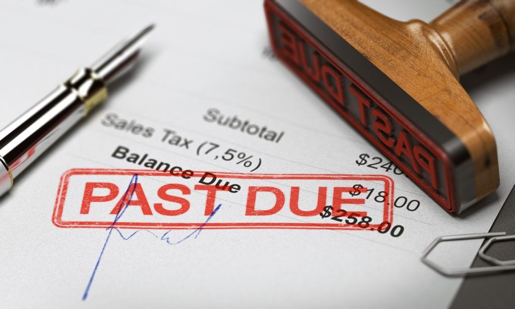 Manage late paid invoices